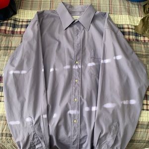 Yves Saint Laurent Blue Button Down Long Sleeve (1)
